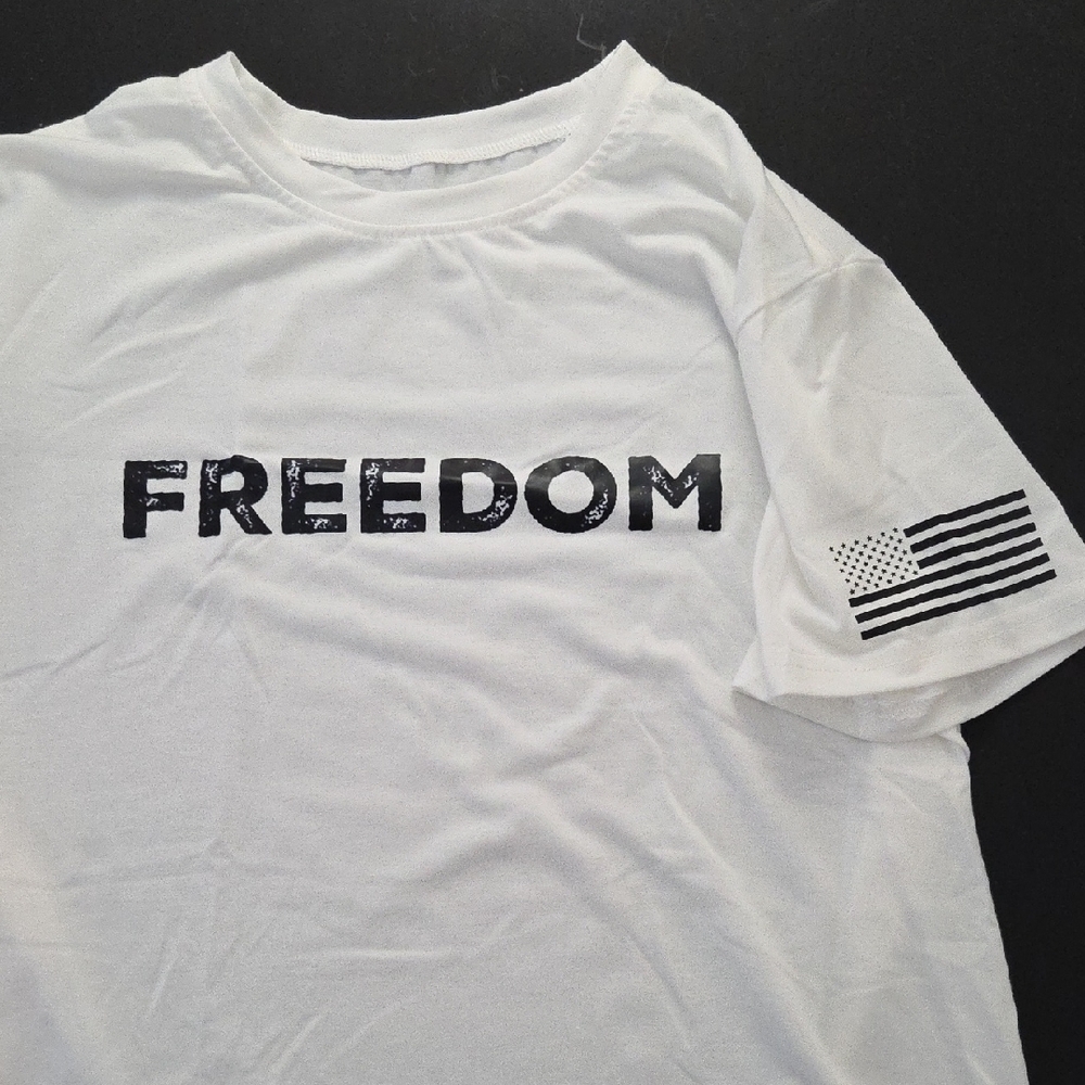 Freedom White T-Shirt